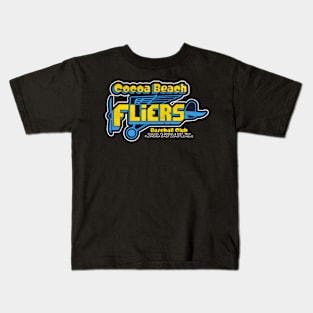 Cocoa Beach Fliers Baseball Team Kids T-Shirt